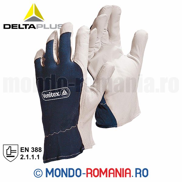 Manusi din piele capra si dos bumbac - Manusi protectie CT402